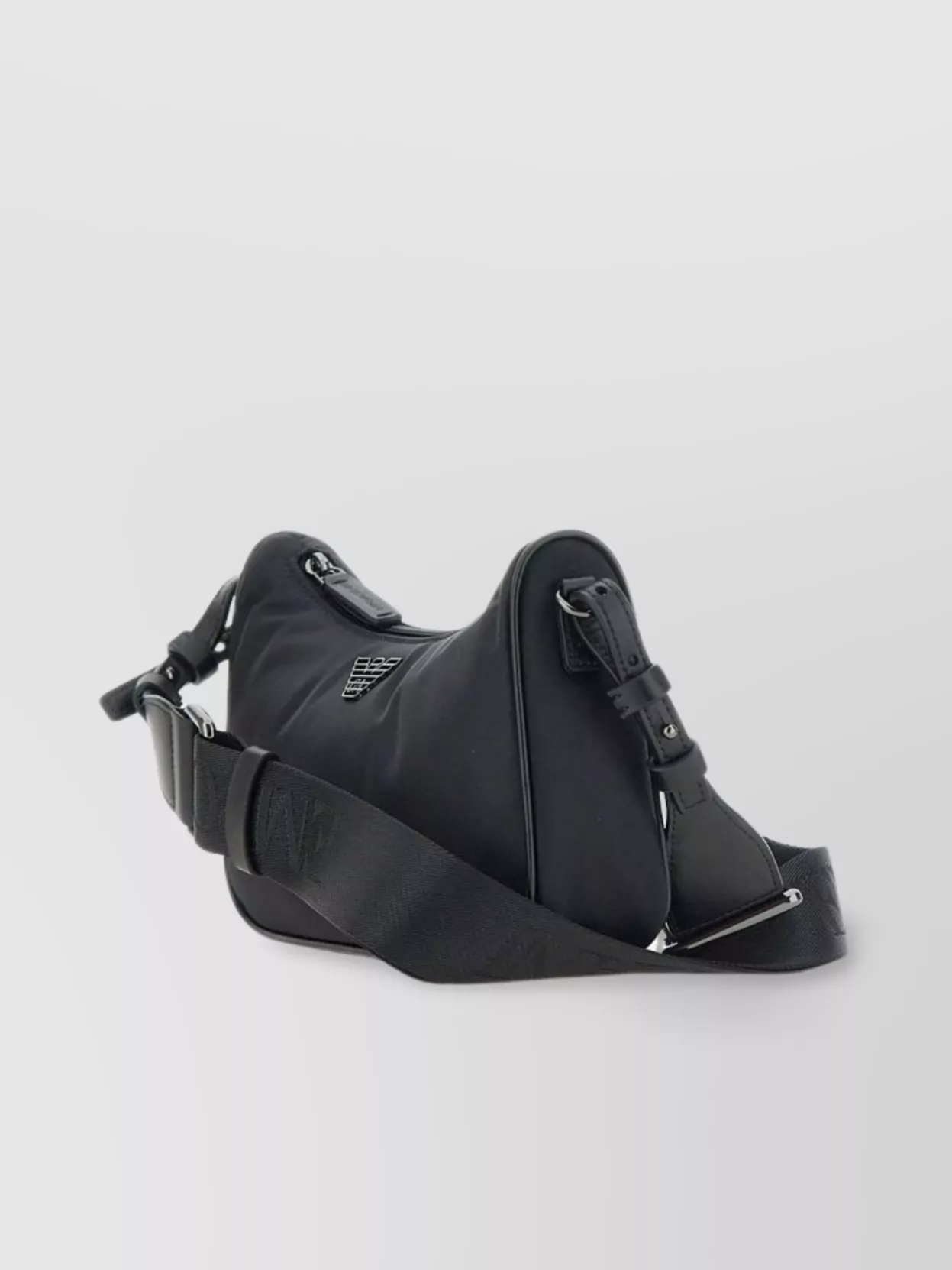 Emporio Armani Adjustable Removable Strap Nylon Shoulder Bag