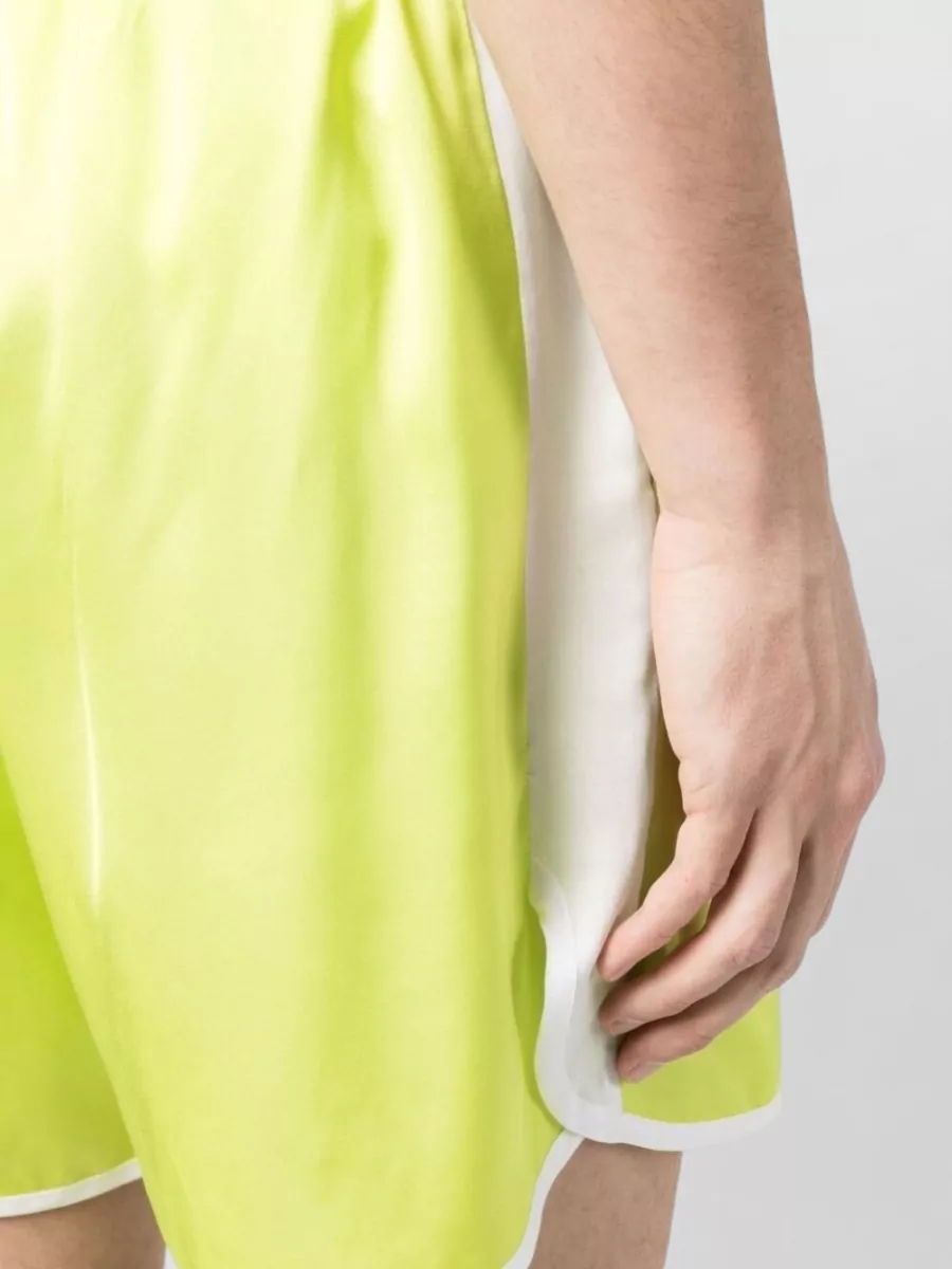 Blue Sky Inn Viscose Satin Track Shorts