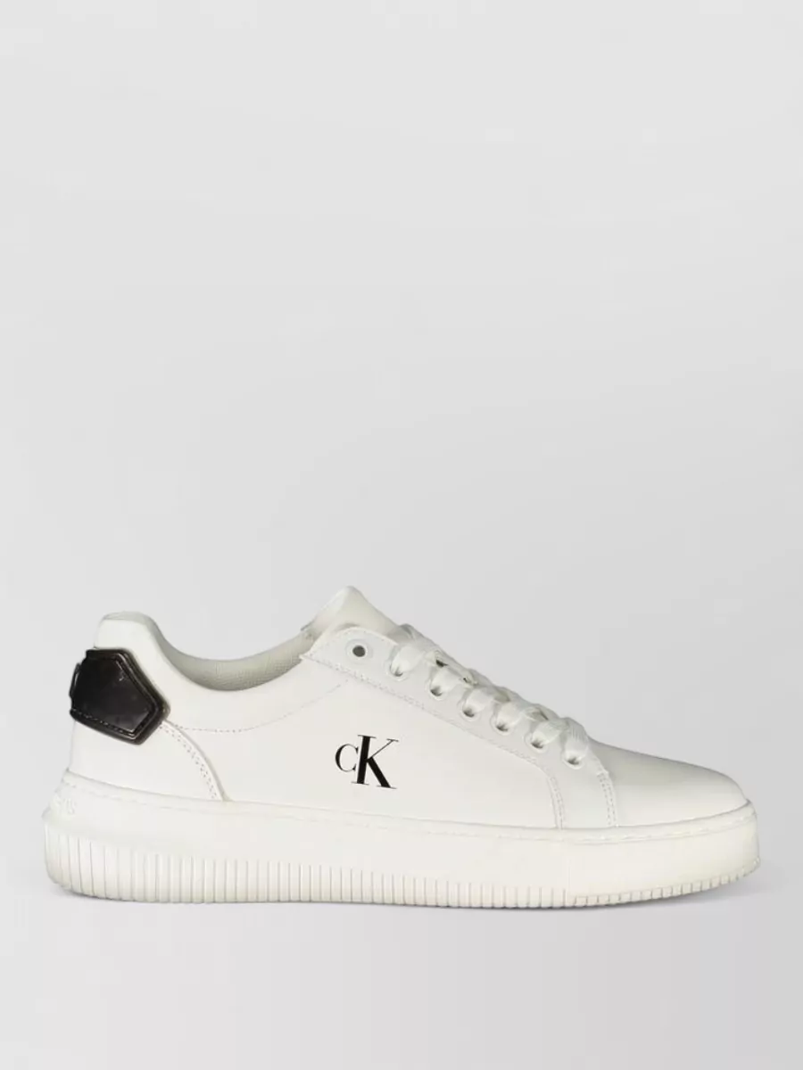 Calvin Klein Leather Low-Top Sneakers