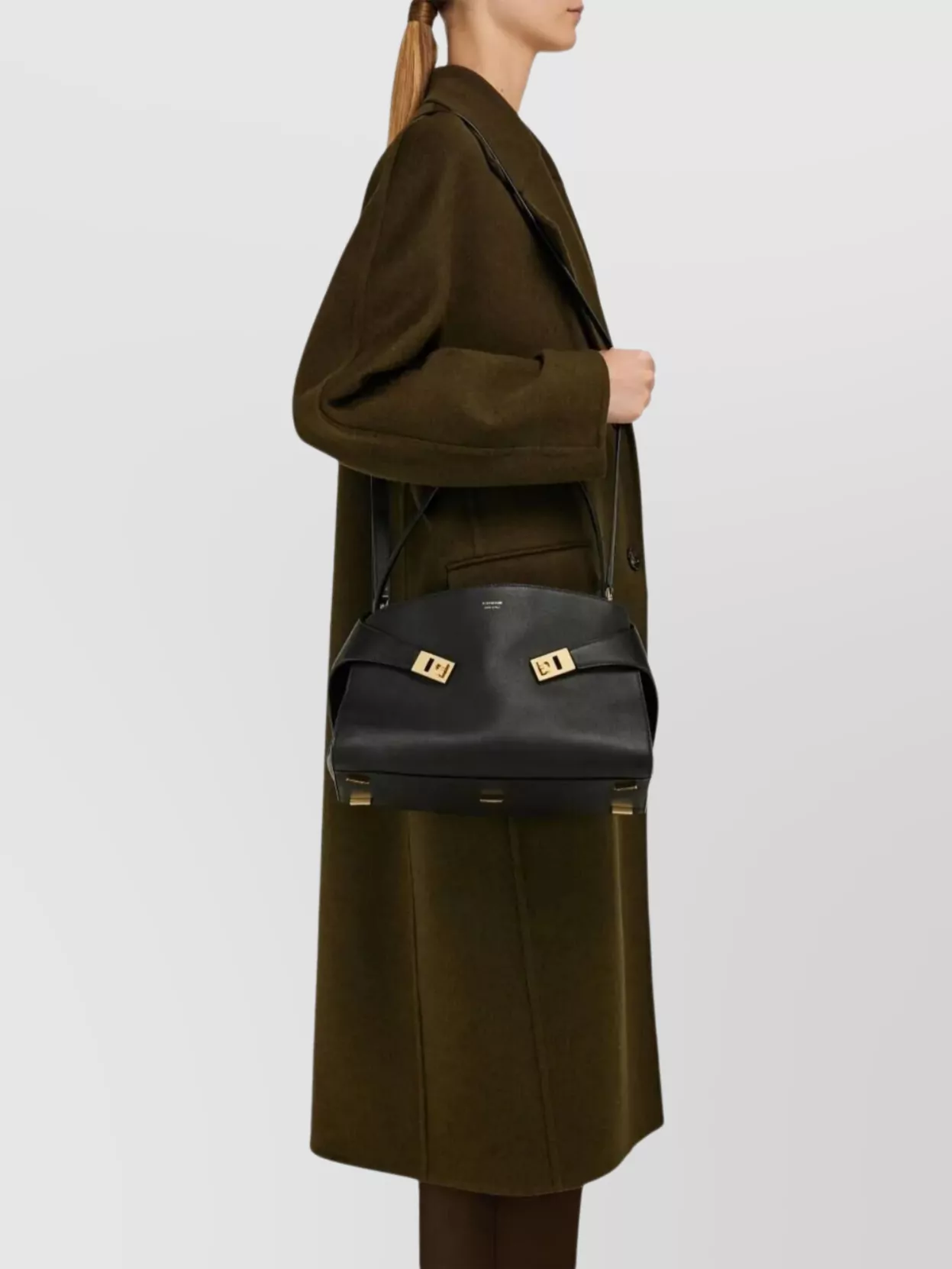 Ferragamo Structured Shoulder Bag Top Handle