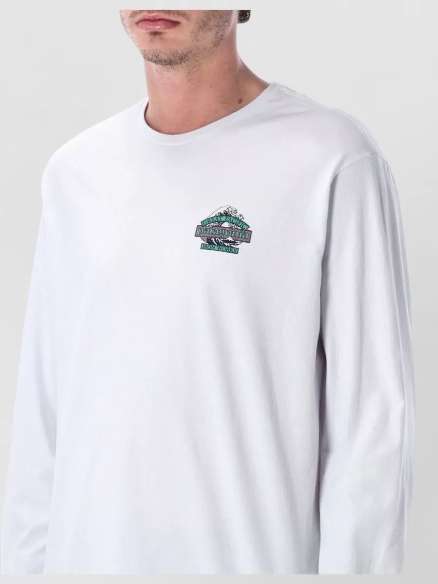 Patagonia Cotton Blend Long-Sleeve Graphic T-Shirt