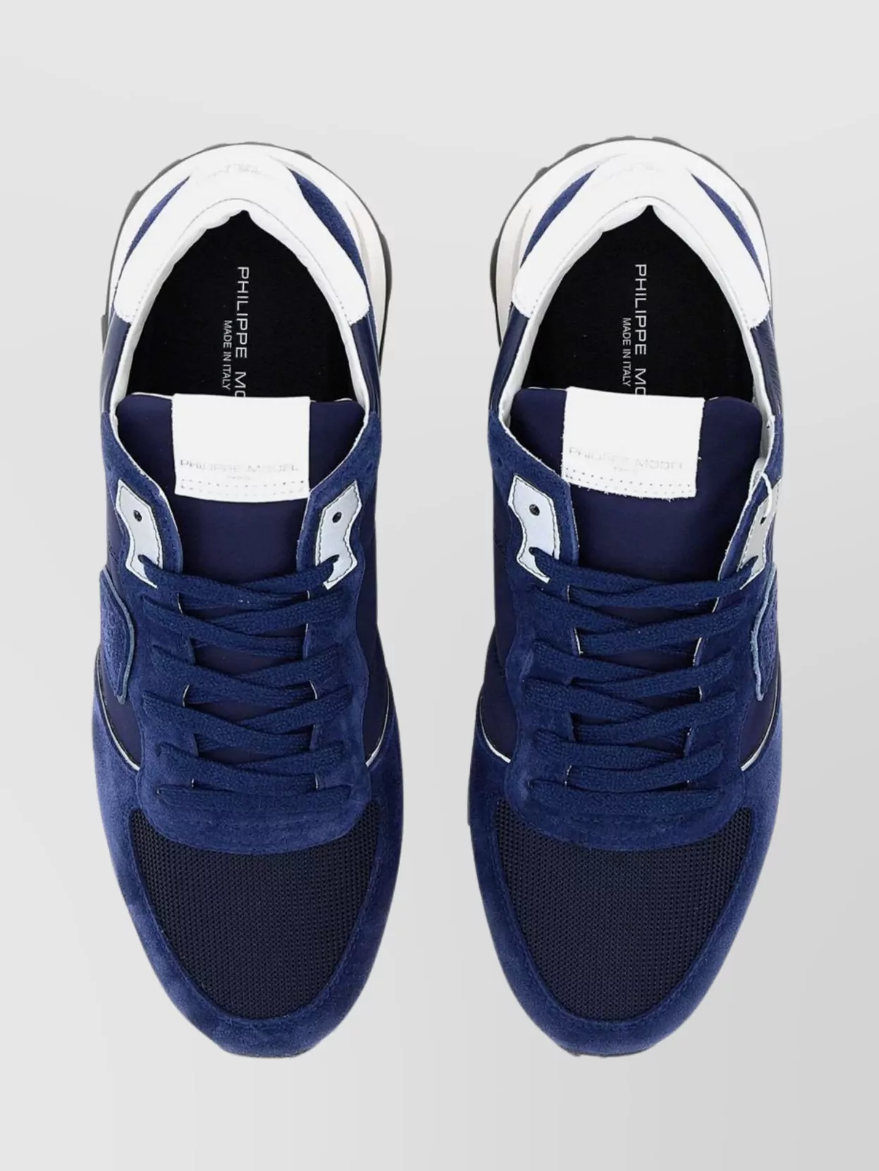 Philippe Model Tropez Fabric Suede Sneakers