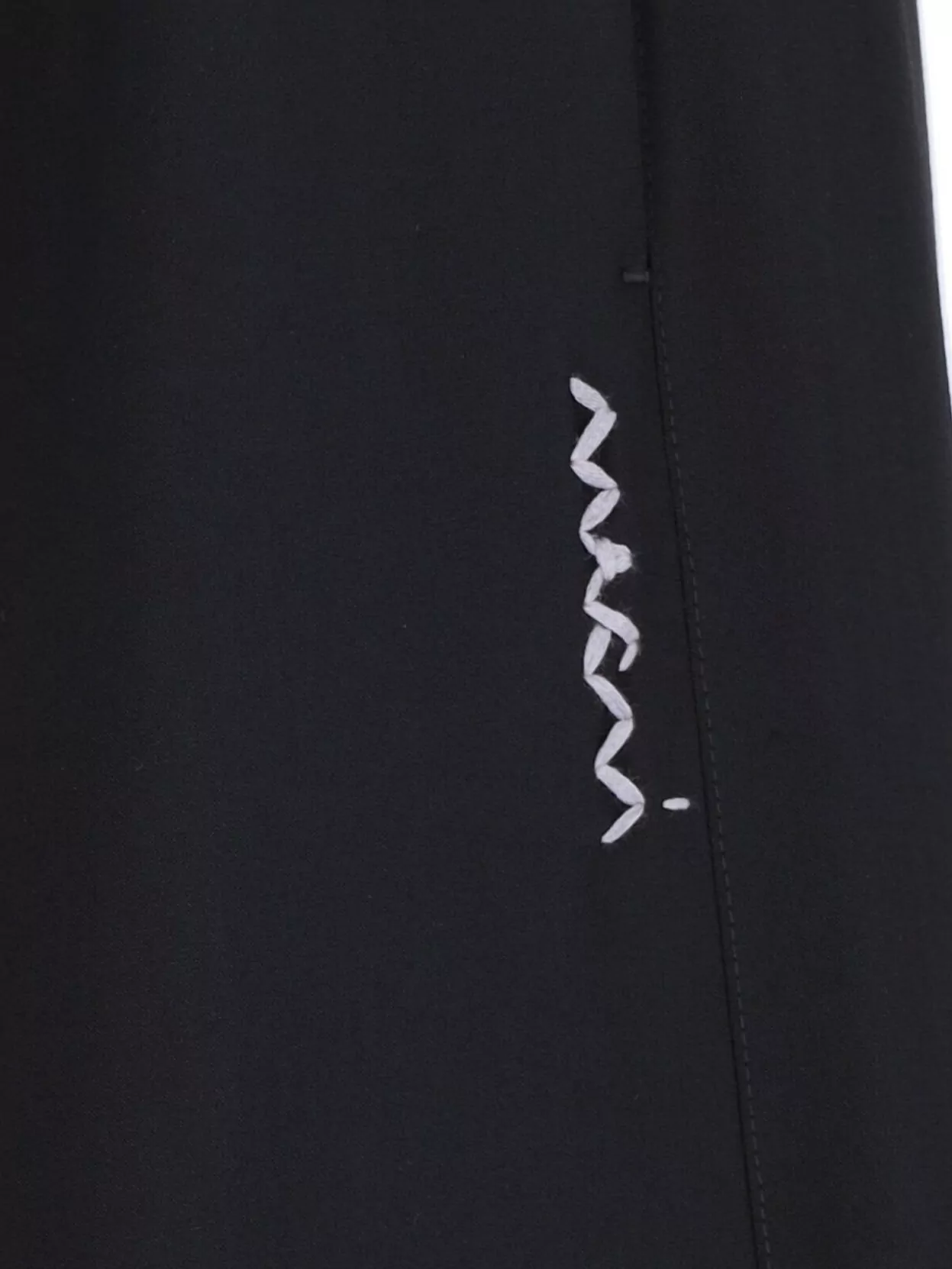 Marni Straight Leg Trousers Elastic Waistband