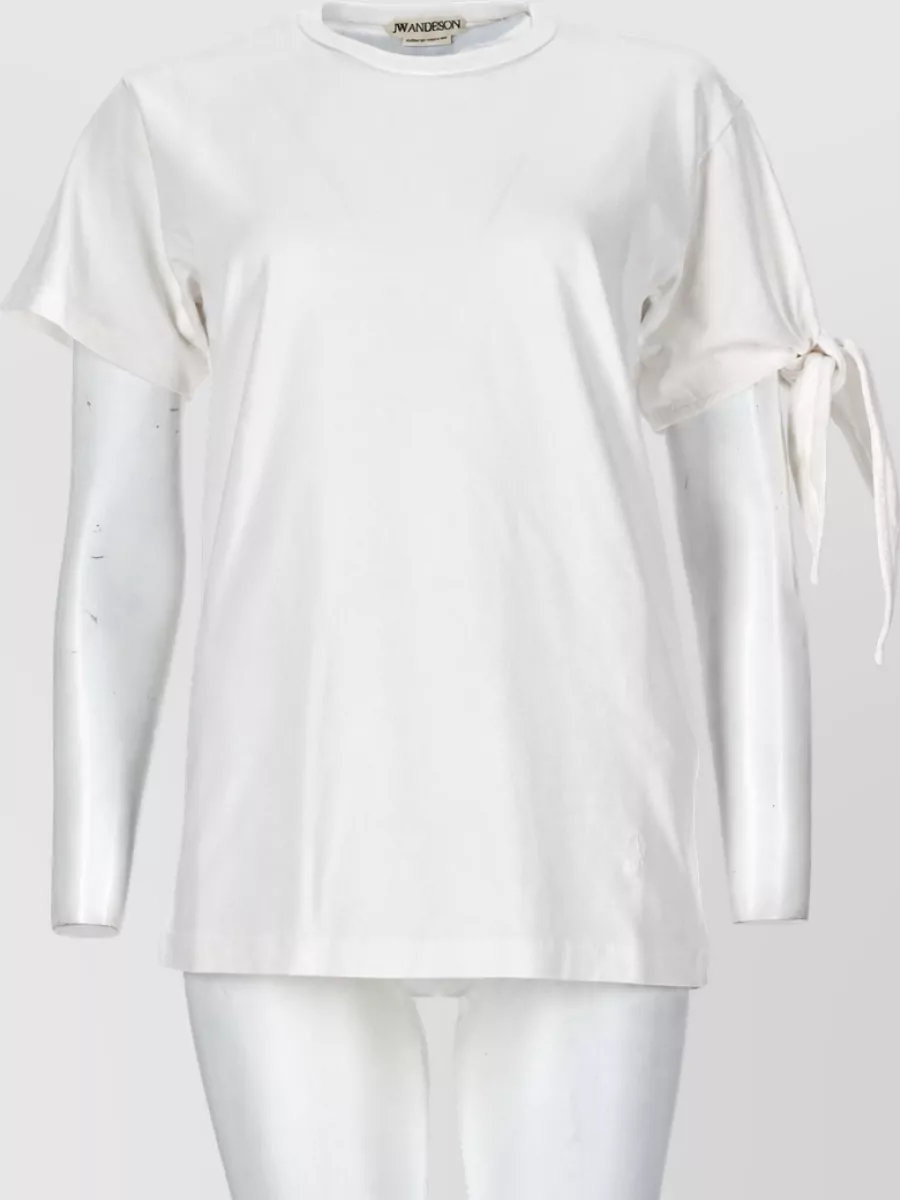Jw Anderson Knot-Sleeve T-Shirt