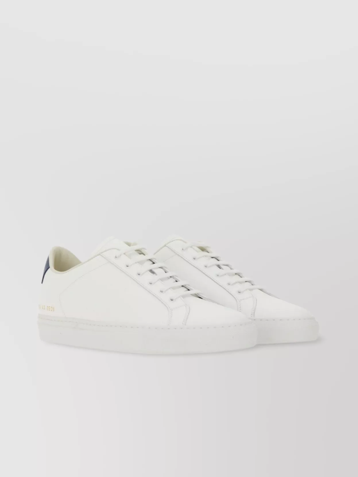 Common Projects Retro Sneaker With Round Toe And Rubber Sole