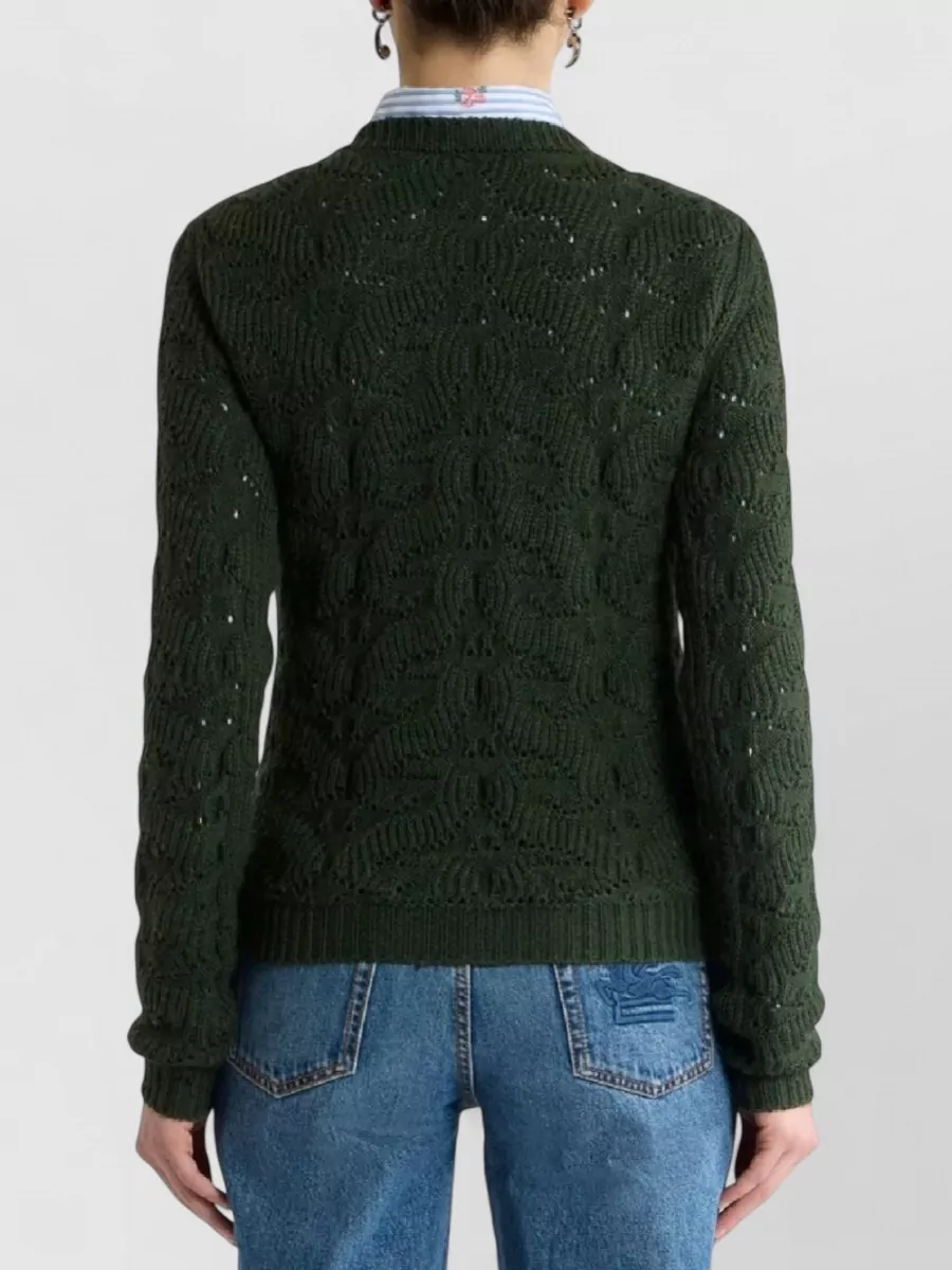 Etro Wool-Blend Paisley Knit Sweater
