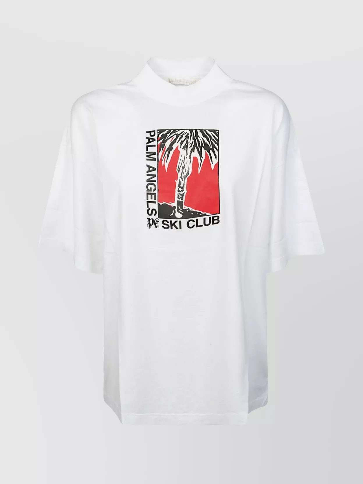 Palm Angels Palm Ski Club Cotton T-shirt In White