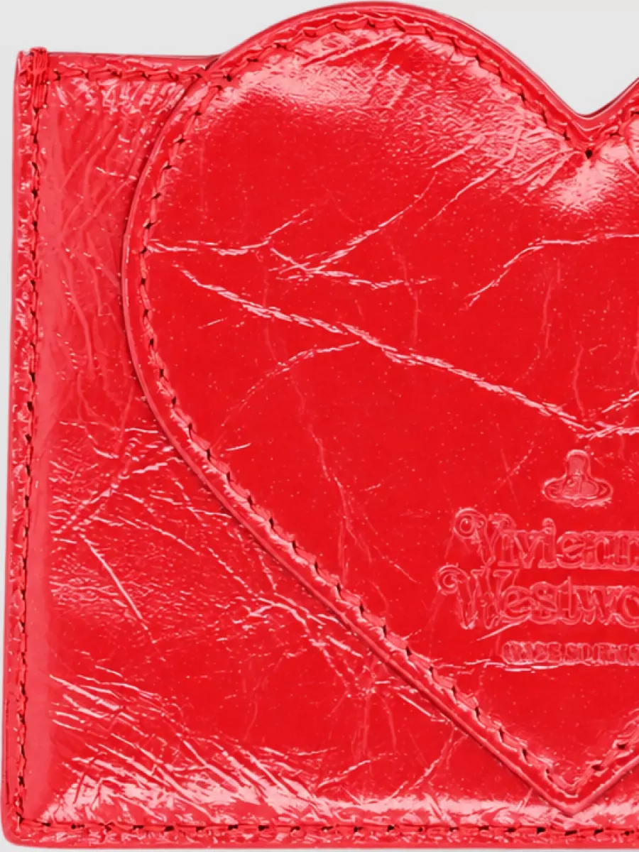 Vivienne Westwood Leather Heart Card Holder