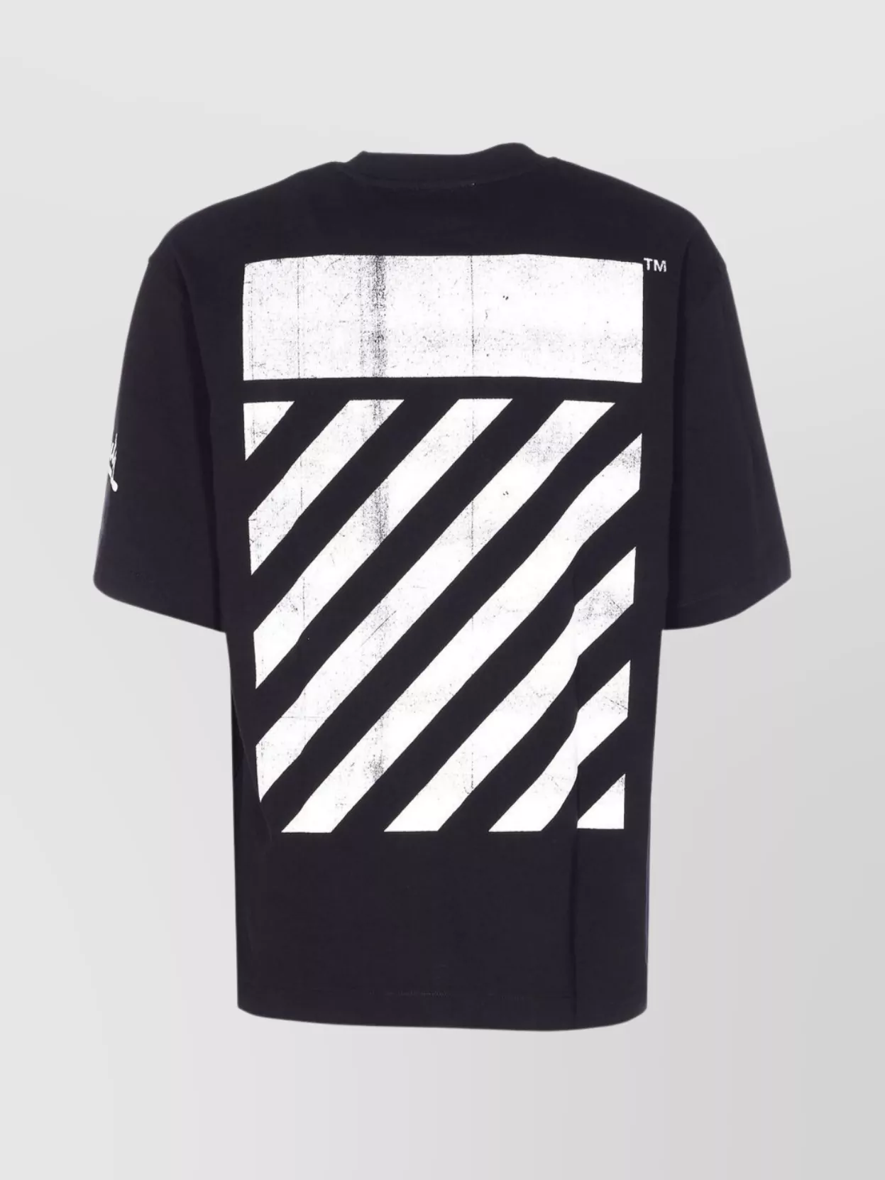 Off-white Graphic Skate Design Crewneck Short Sleeve T-shirt In Black
