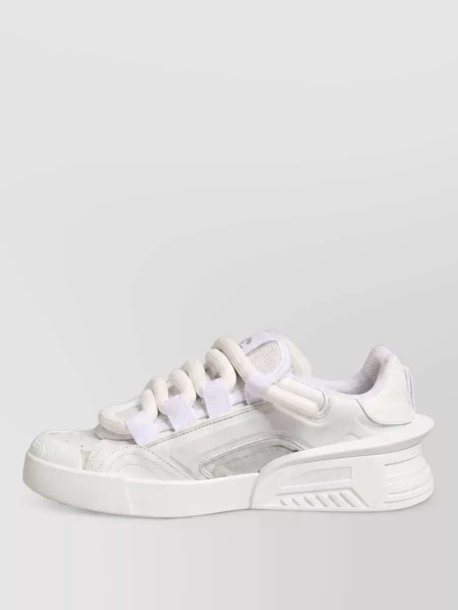 Dolce&Gabbana Leather Low-Top Sneakers