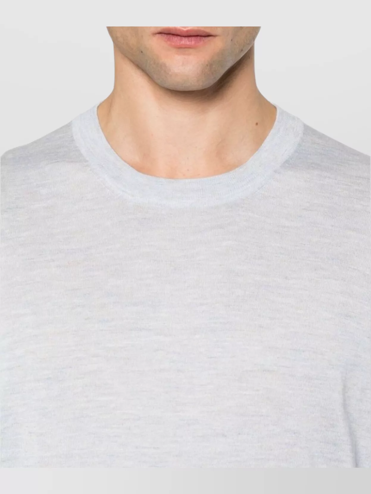 Brunello Cucinelli Lightweight Crew Neck Sweater With Soft Texture