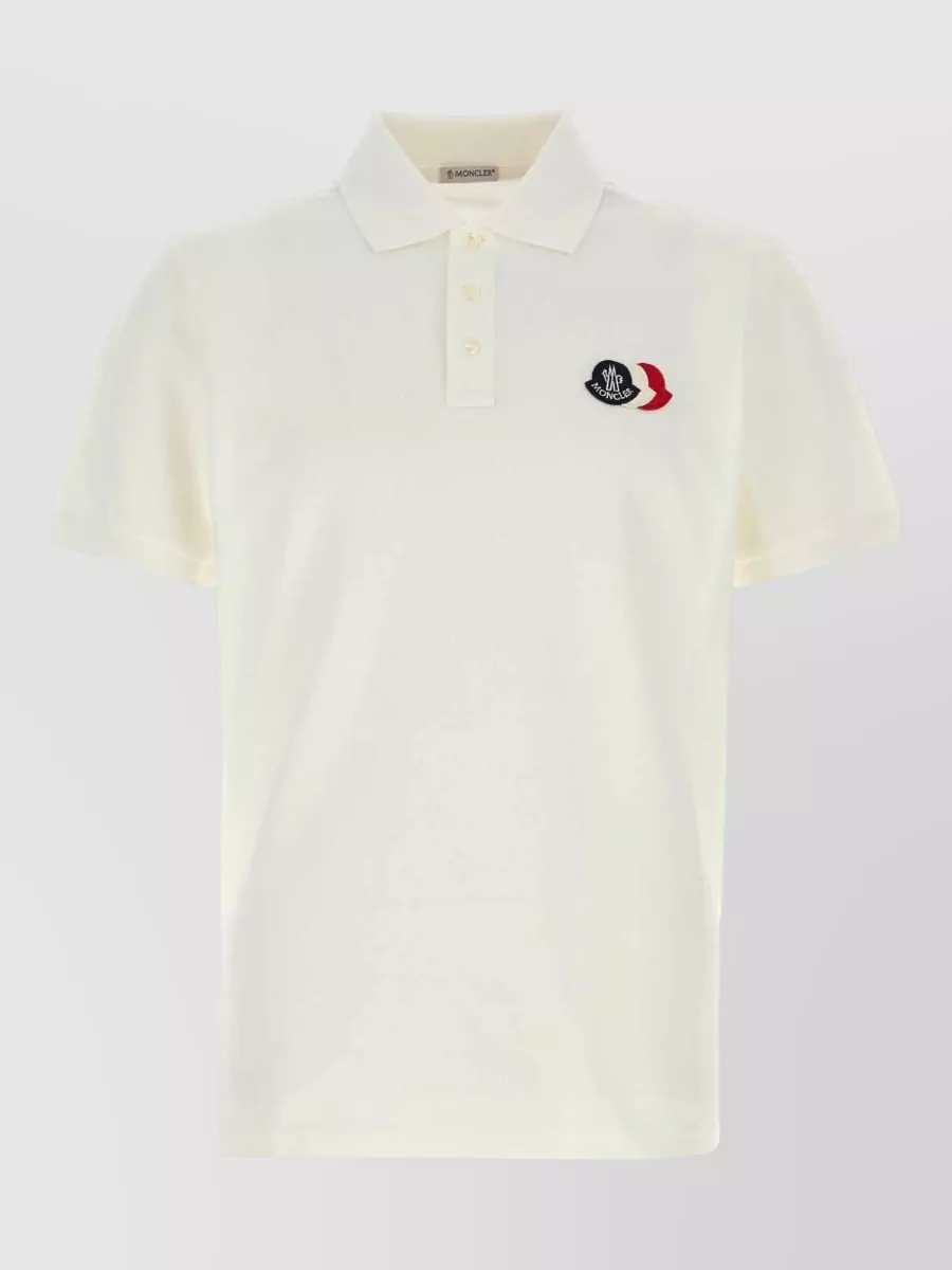 Moncler cotton piqué polo shirt