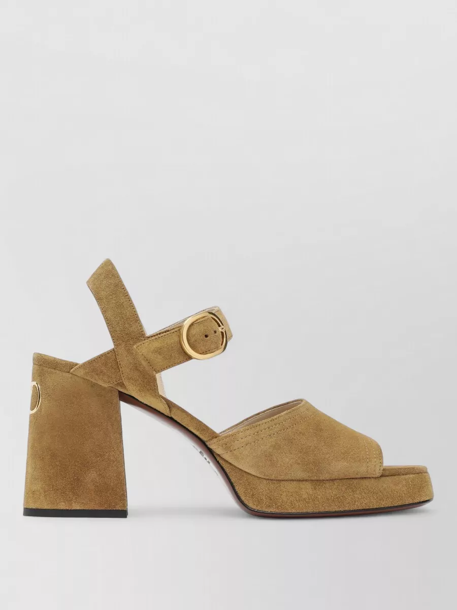 Valentino Garavani suede platform sandals