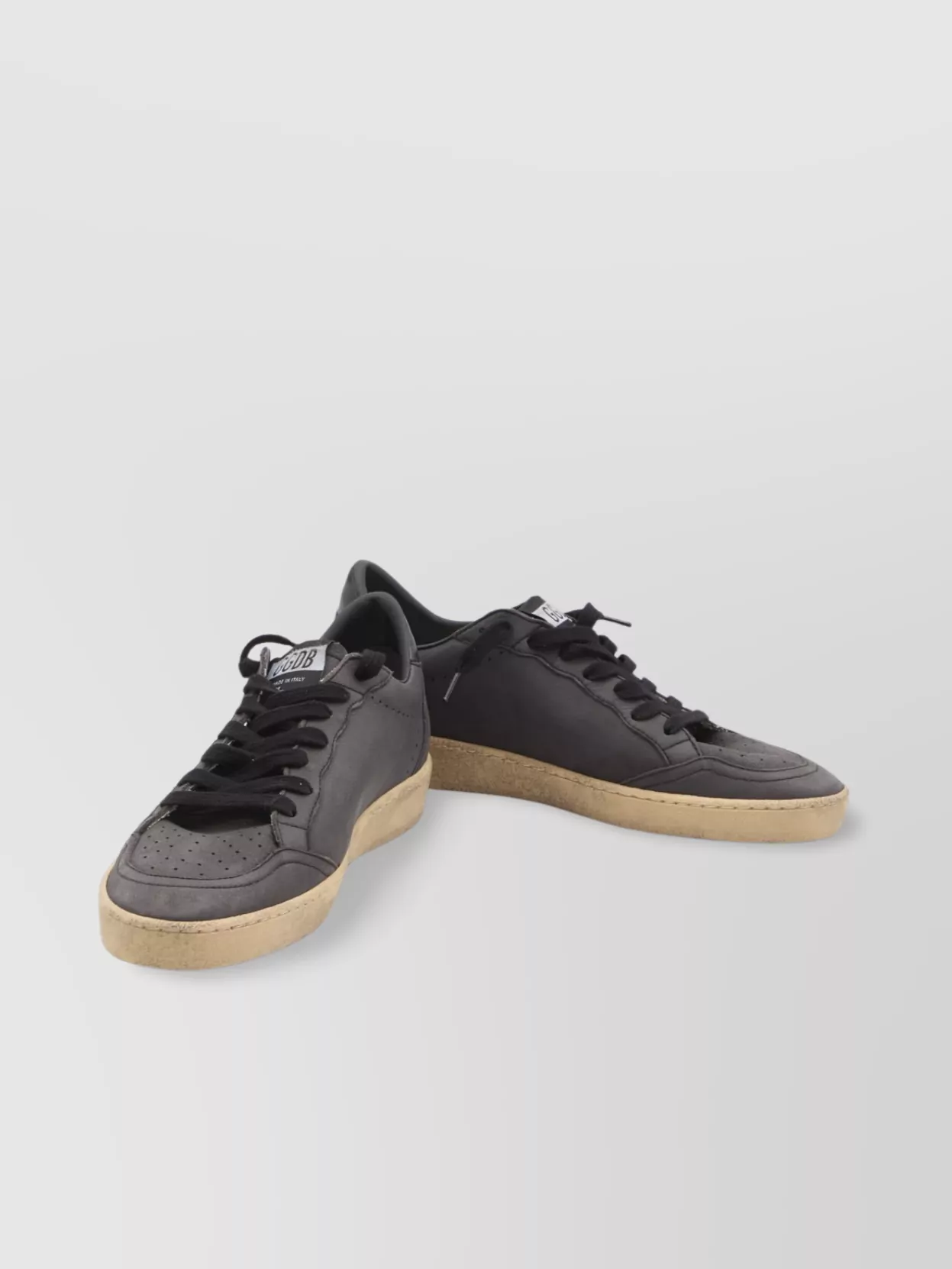 Golden Goose Worn Leather Star Sneakers