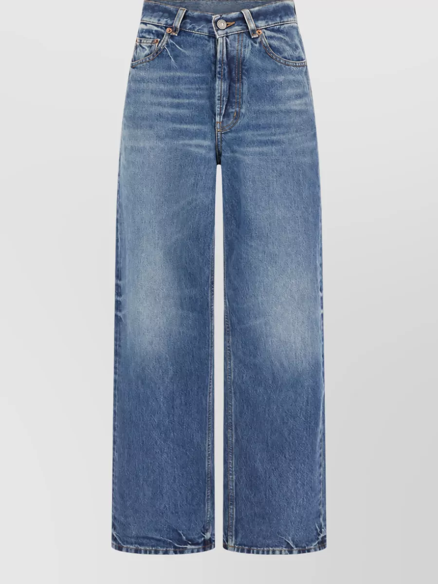 Saint Laurent high-rise wide-leg jeans