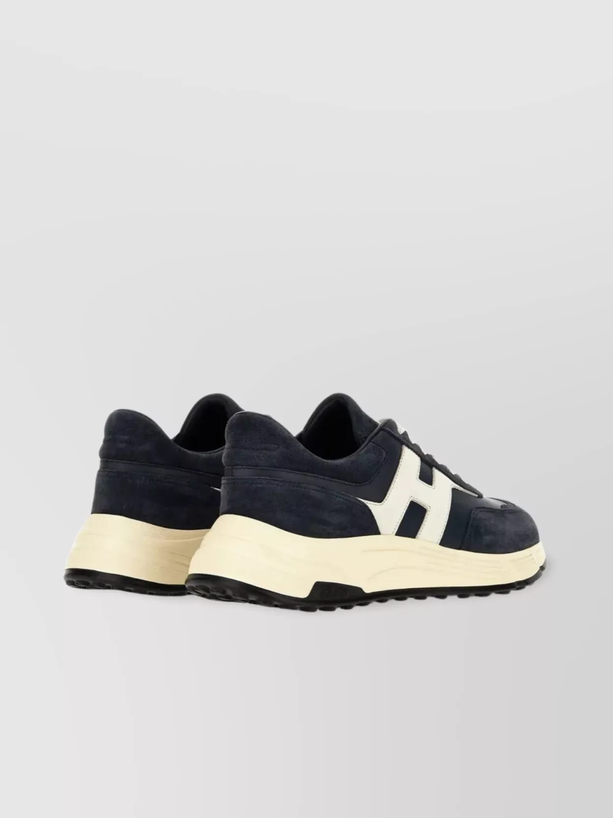 Hogan Lightweight Suede And Nappa Leather Sneakers