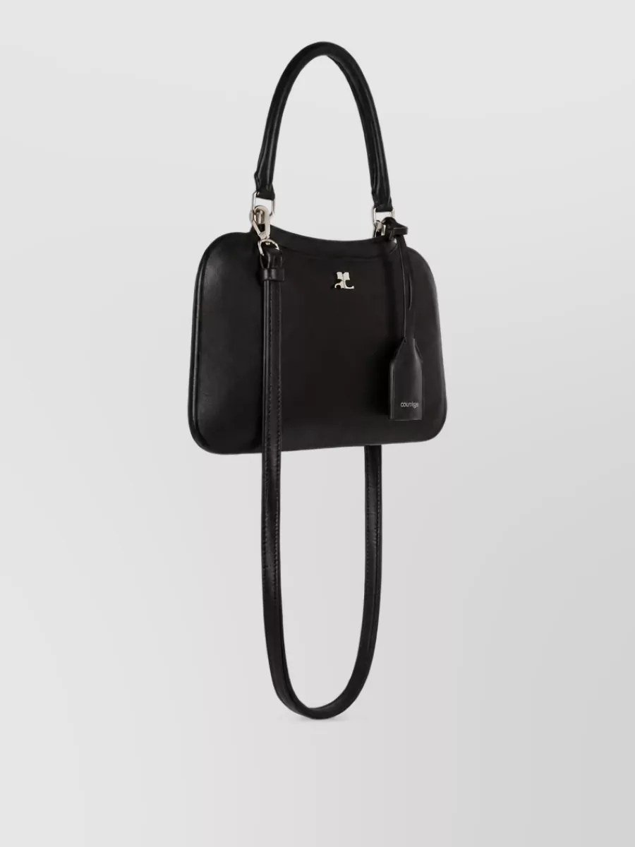 Courrèges Small Faux Leather Shoulder Bag