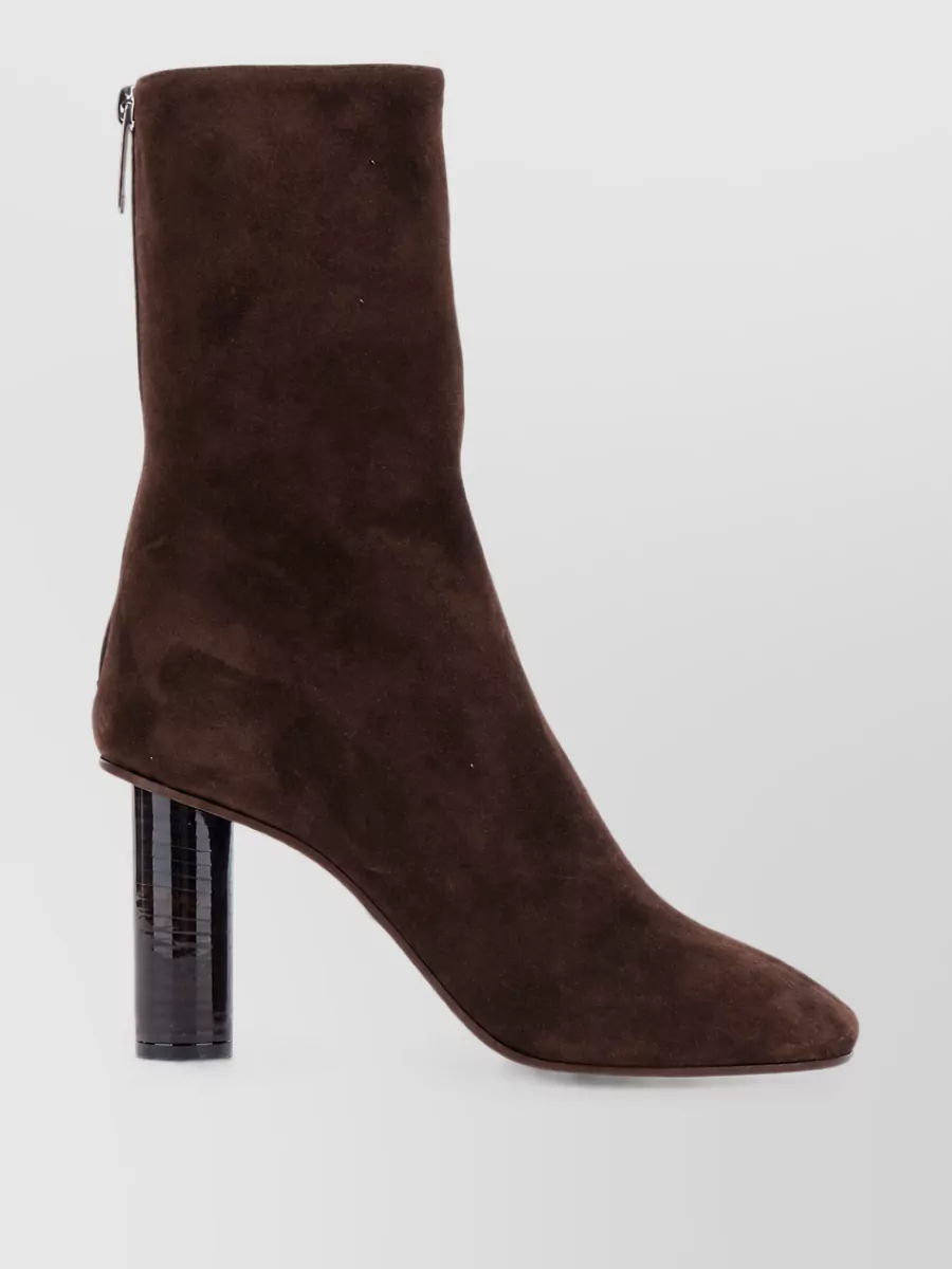 Paris Texas Suede Leather Ankle Boots