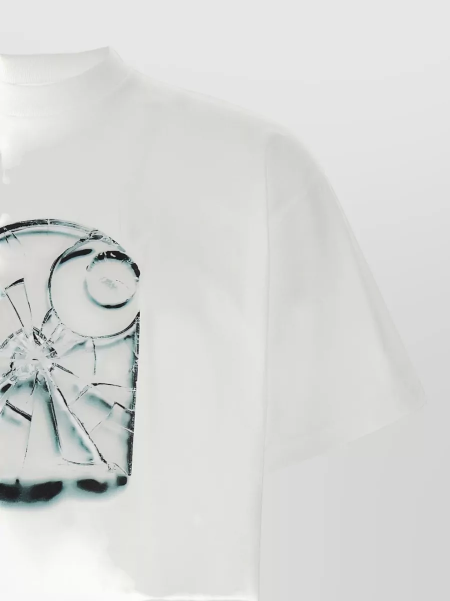 Carhartt Wip Shattered Graphic Logo Crew Neck T Shirt