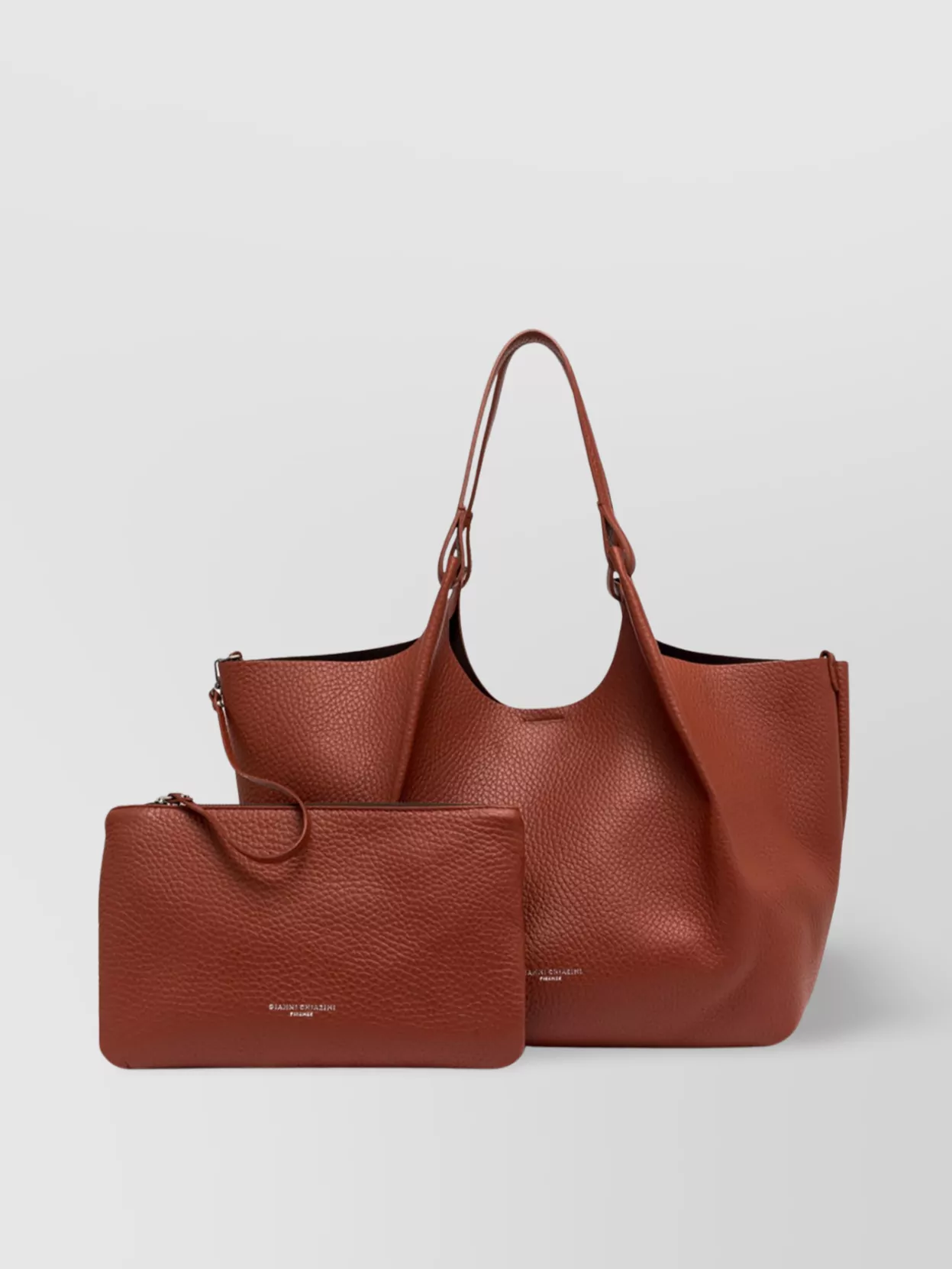 Gianni Chiarini Dua Soft Leather Shoulder Bag