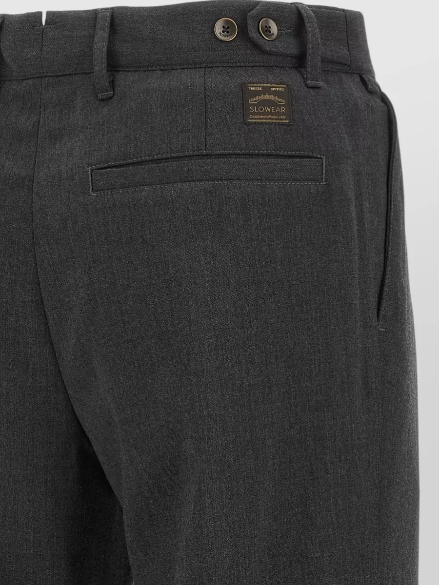 Incotex Wool-Blend Pleated Tailored Trousers