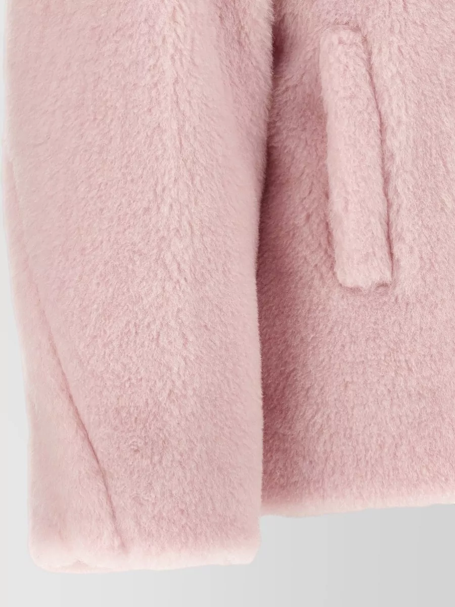 Max Mara Mxmfuggito Collared Faux Fur Coat