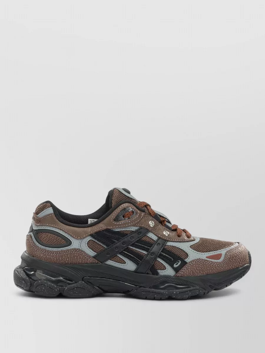 Asics Sneakers Slip On Mesh Panels Rubber Sole