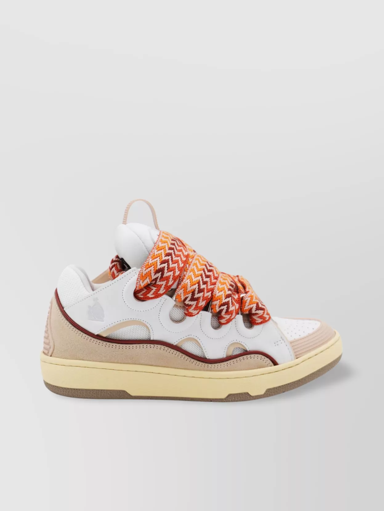Lanvin Low Top Sneakers Contrast Stitching