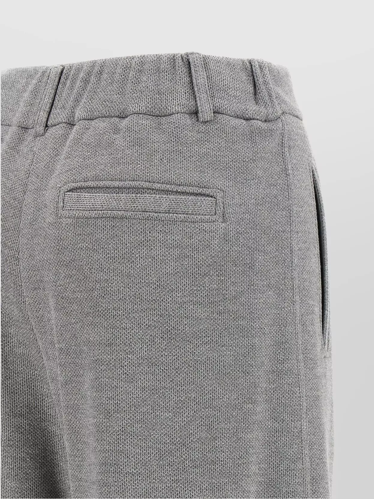Brunello Cucinelli Trousers With Belt Loops And Pockets In Gray