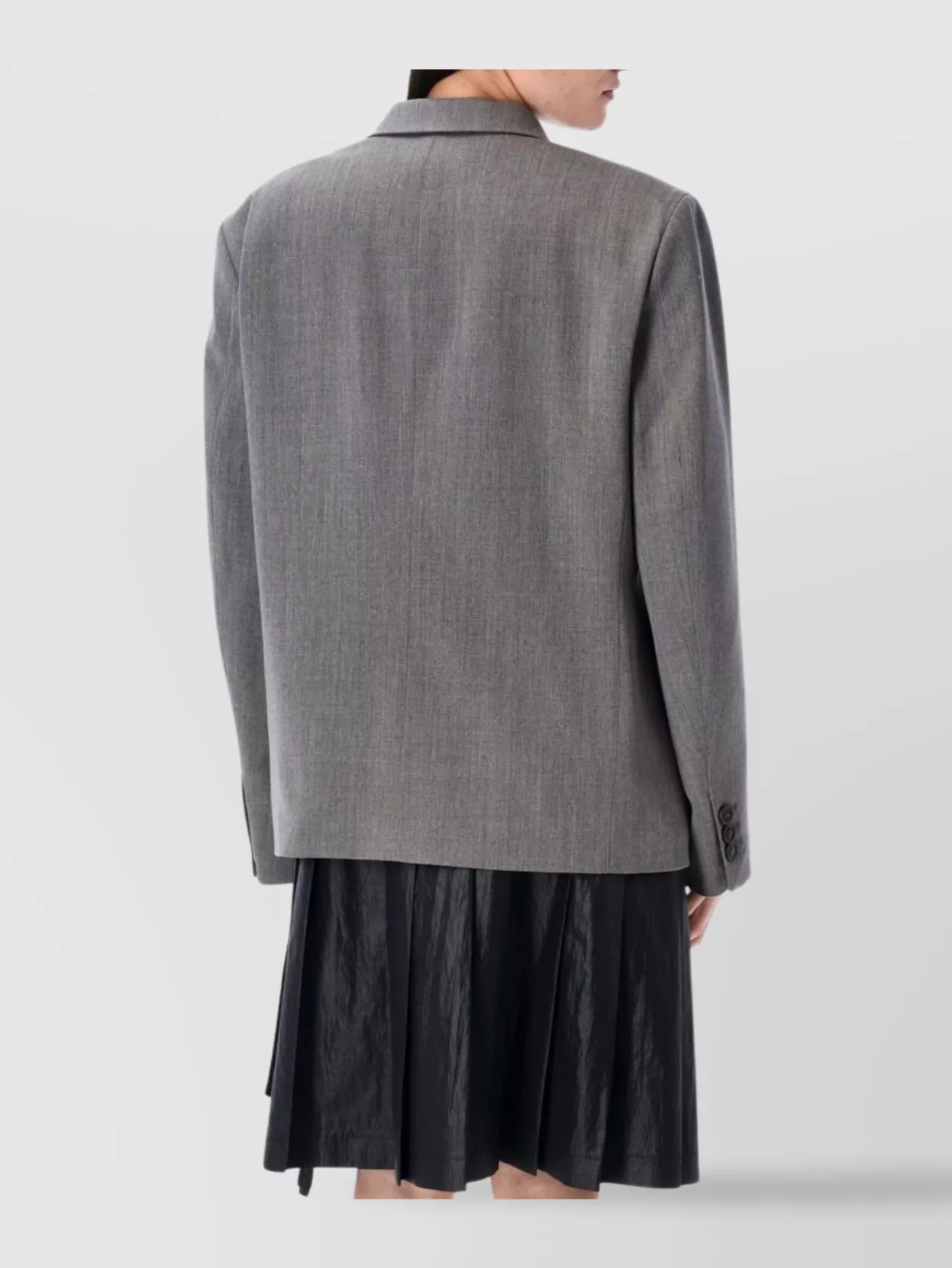 Low Classic Tailored Suit Jacket With Lapel