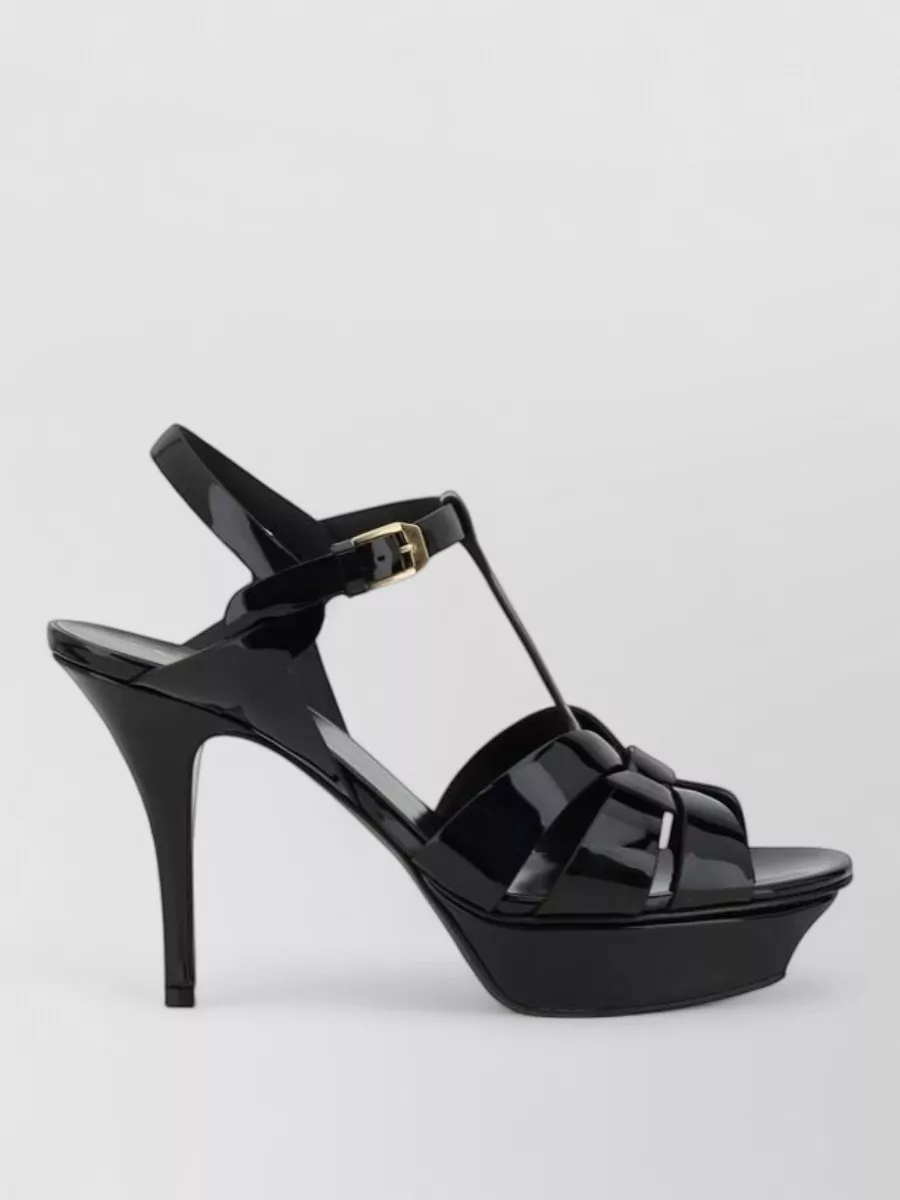 Saint Laurent Leather Tribute Sandals