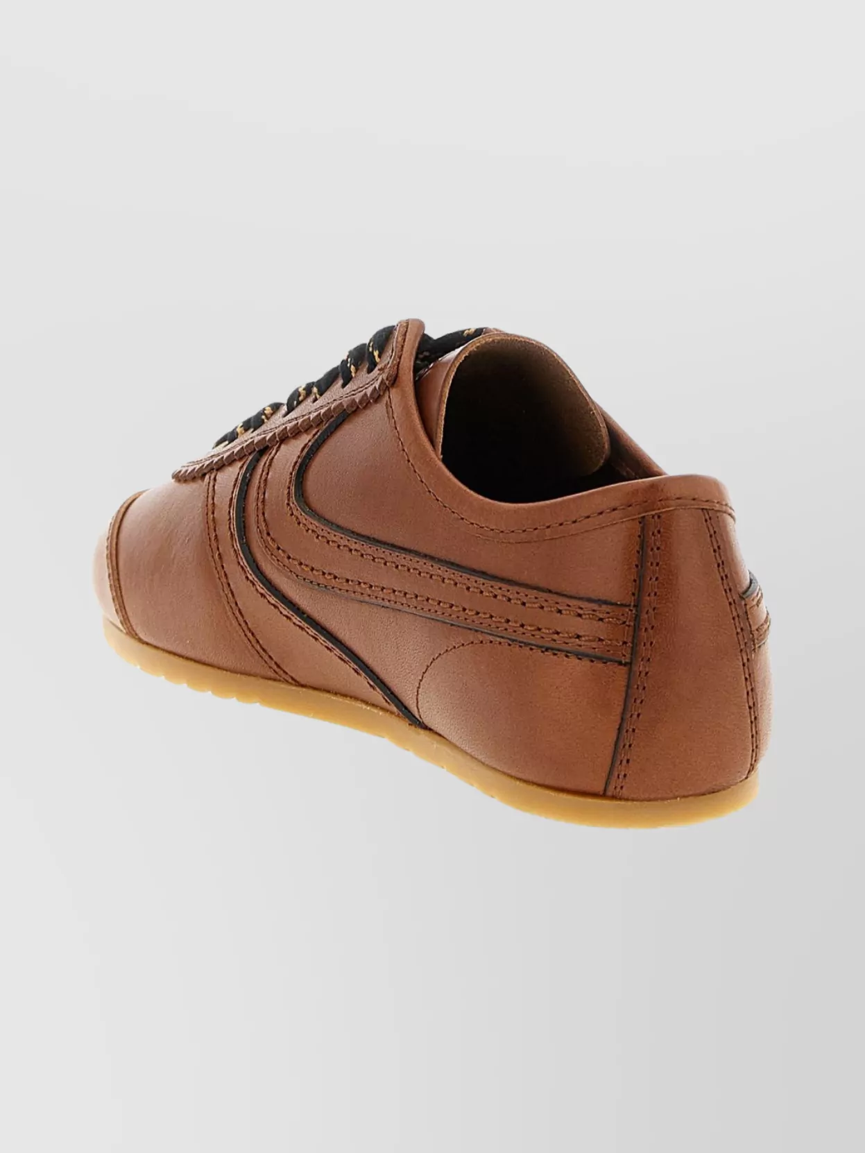 Dries Van Noten Contemporary Low-Top Leather Sneakers Design