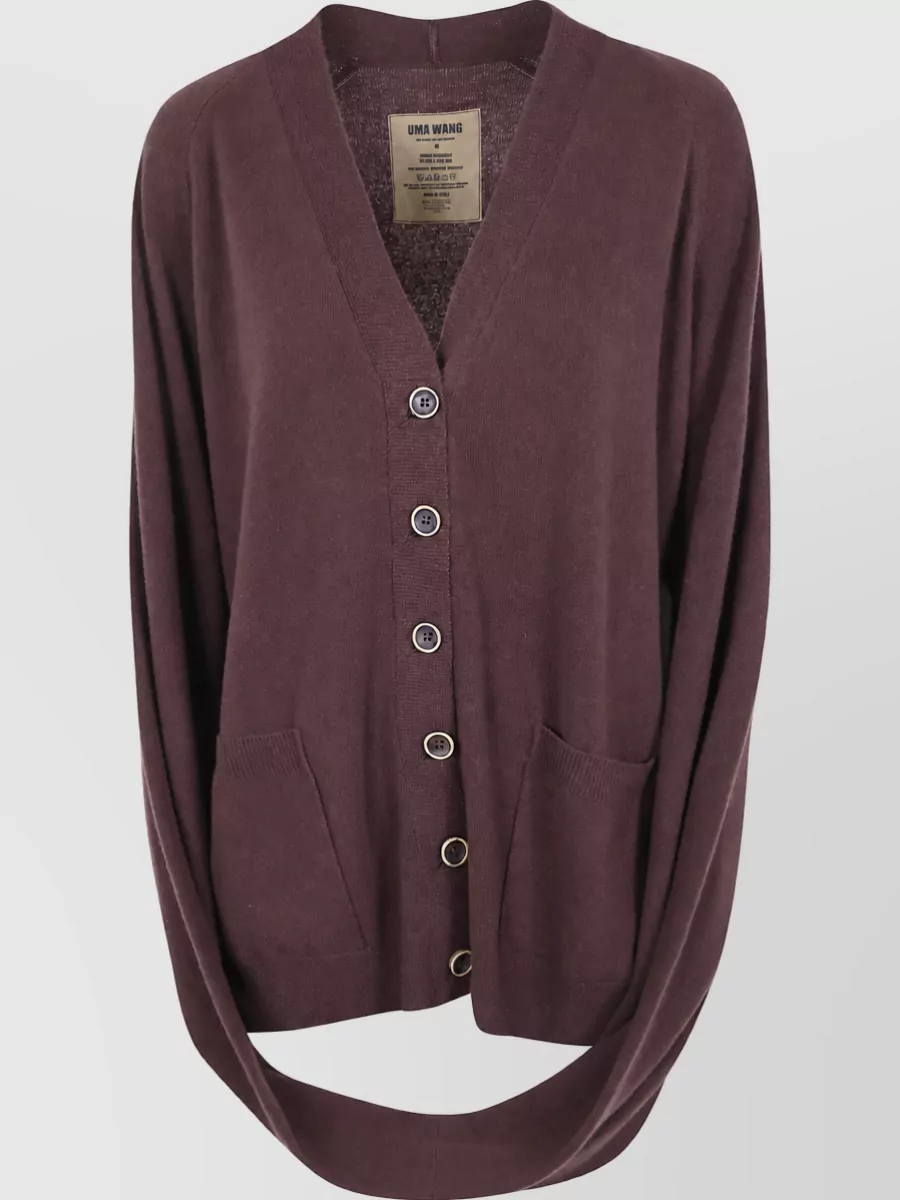 Uma Wang Cashmere Wrap Cardigan
