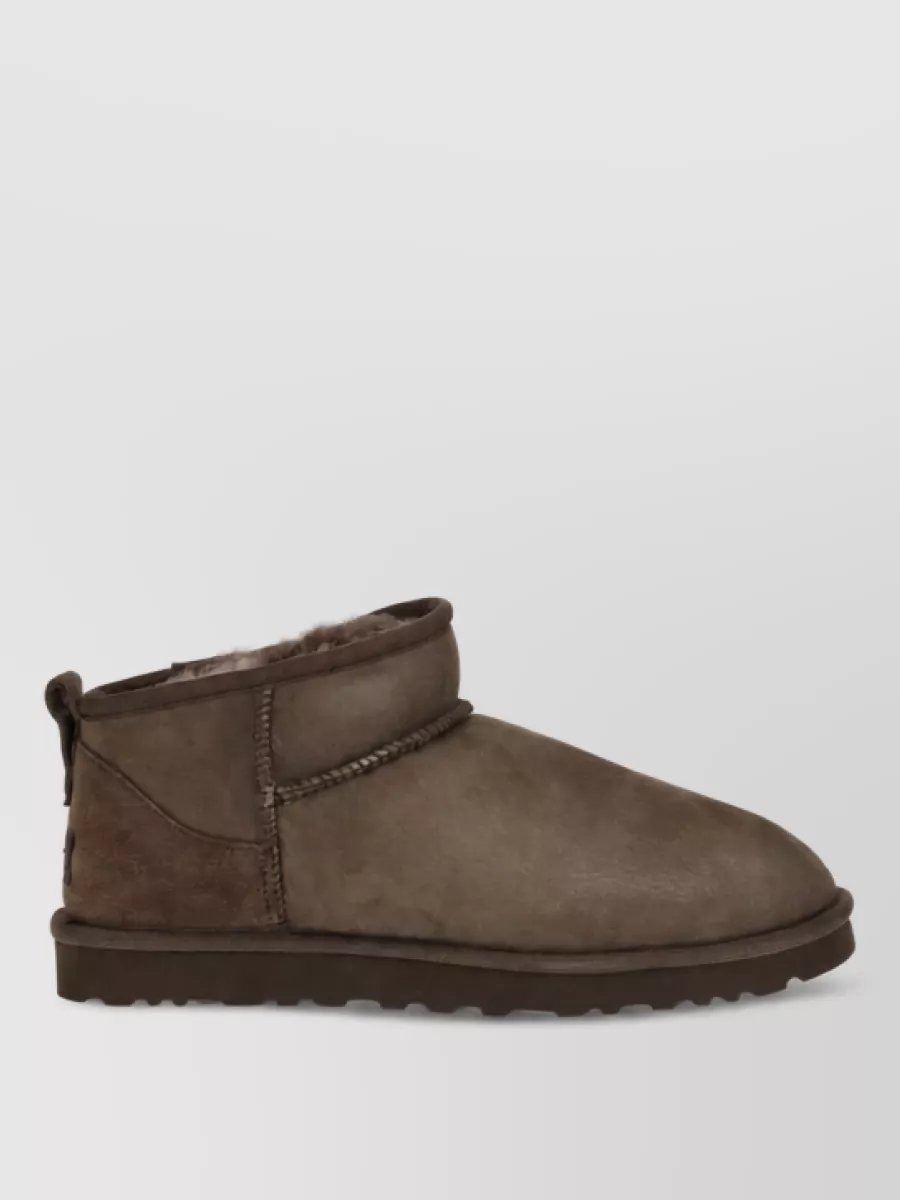 Ugg Leather Ankle Boots