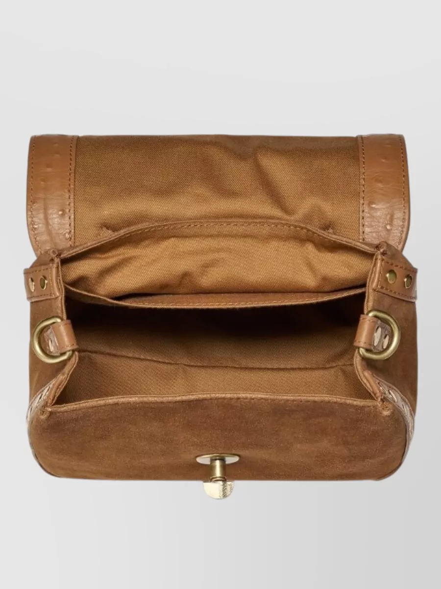 Zanellato Lambskin Shoulder Bag