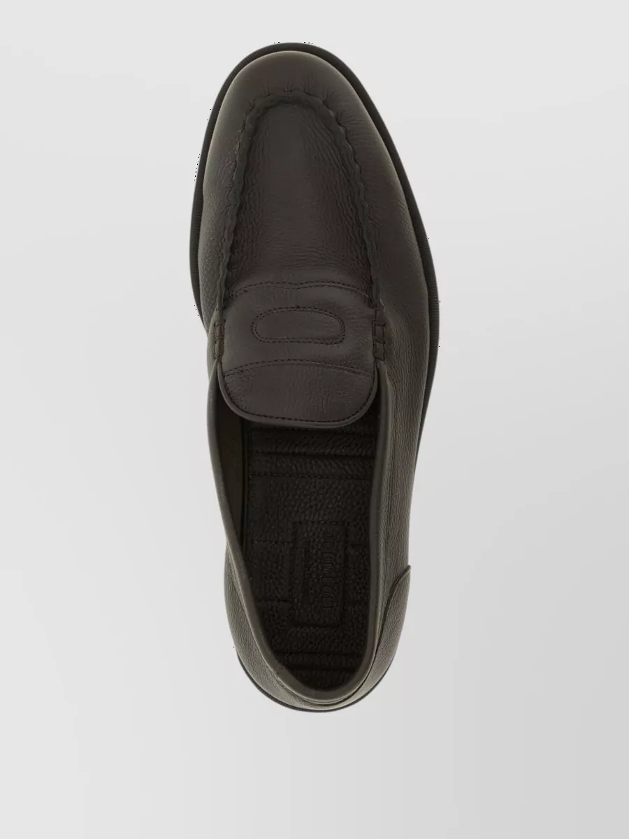 John Lobb Leather Slippers