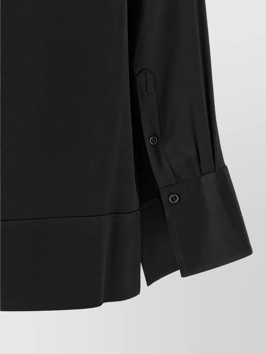 Totême Soft Tuxedo Satin Shirt