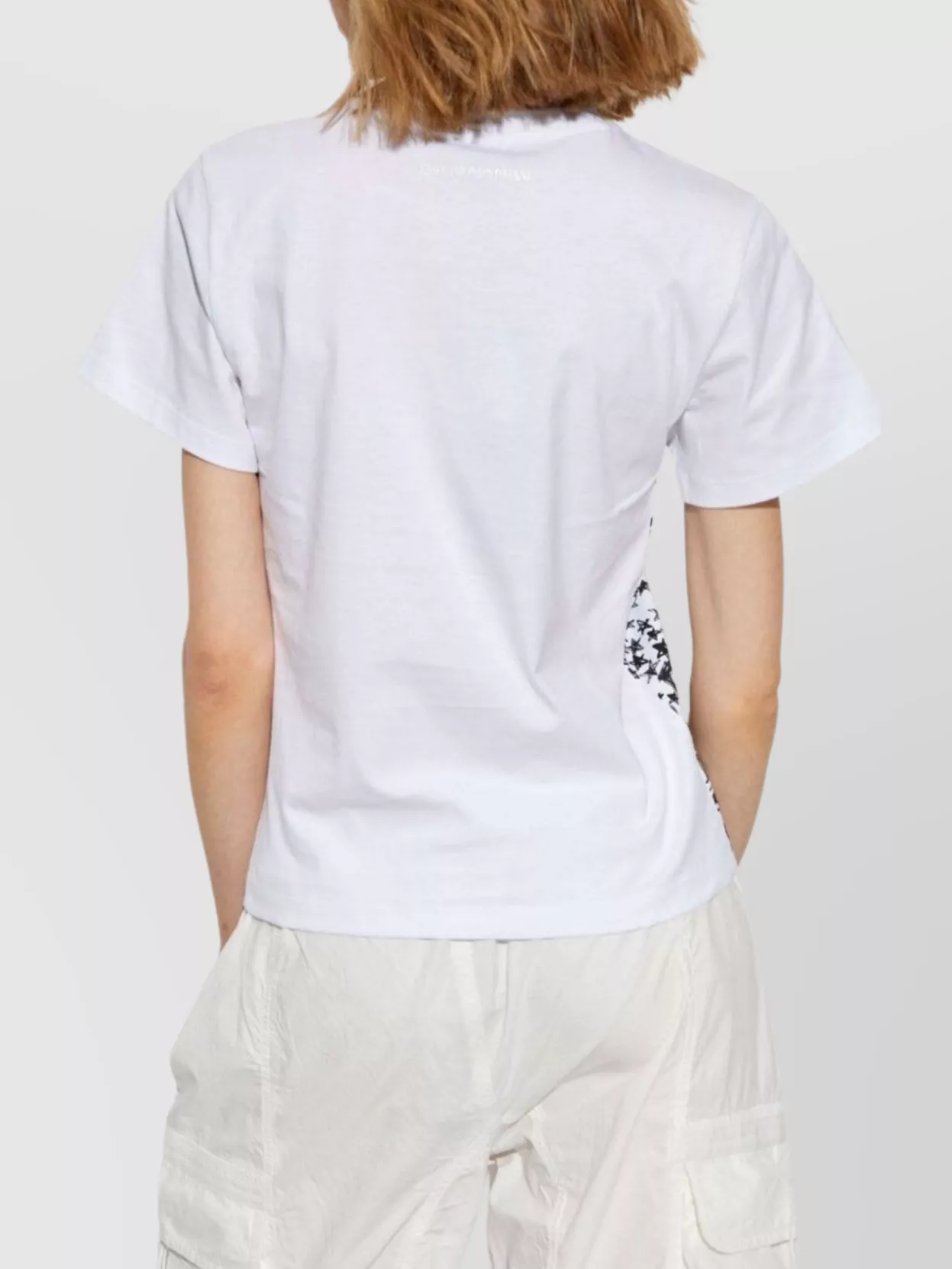 Emporio Armani Logo Print Cotton Shirt