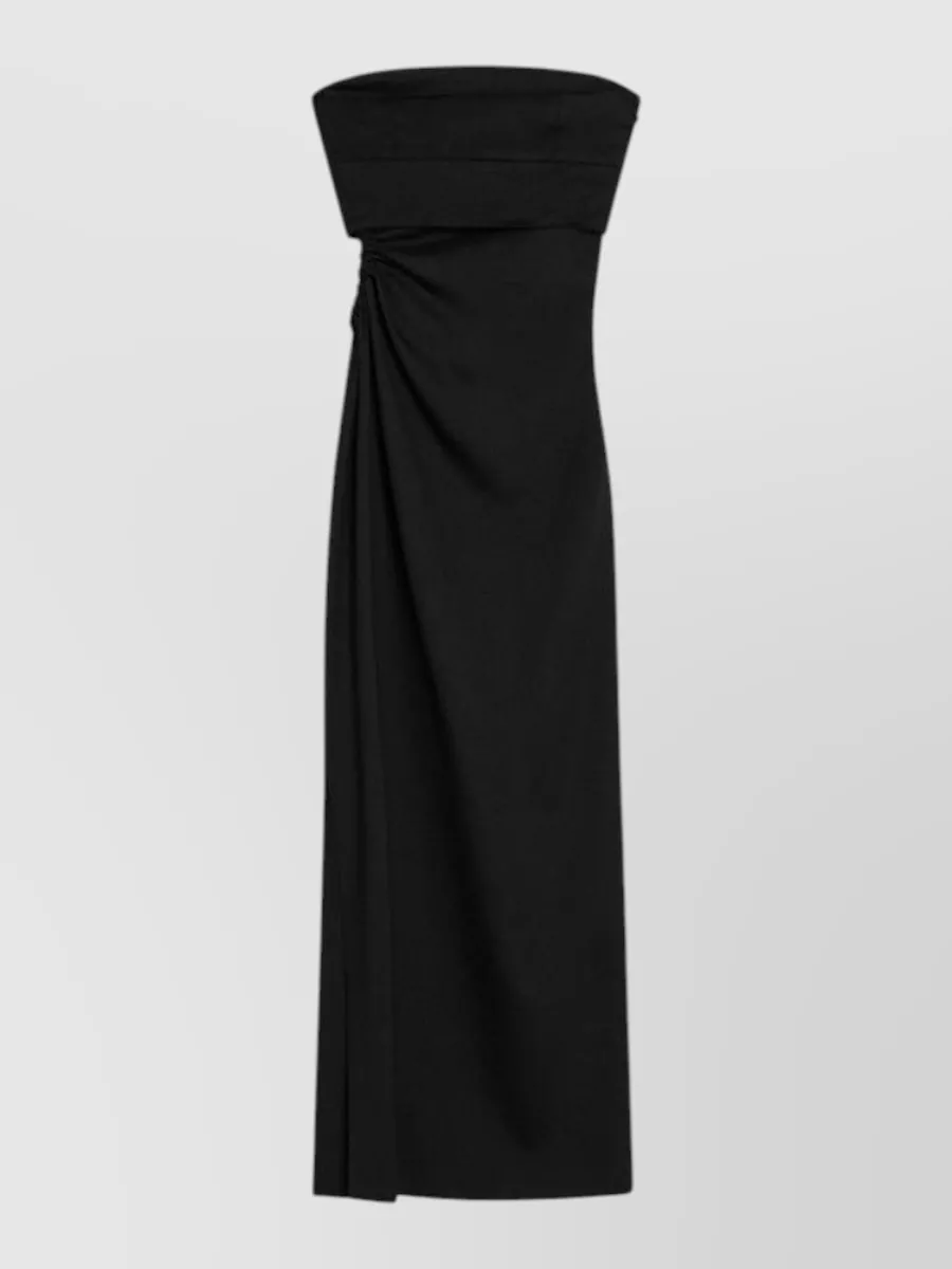 Max Mara silk bustier maxi dress