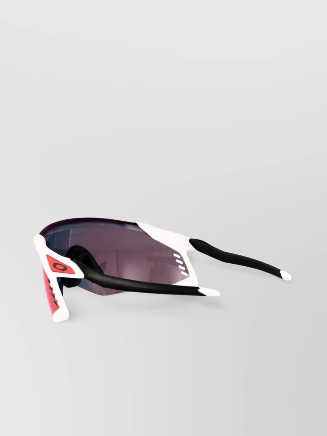 Oakley Wraparound Sunglasses With Curved Arms And Ventilation Holes