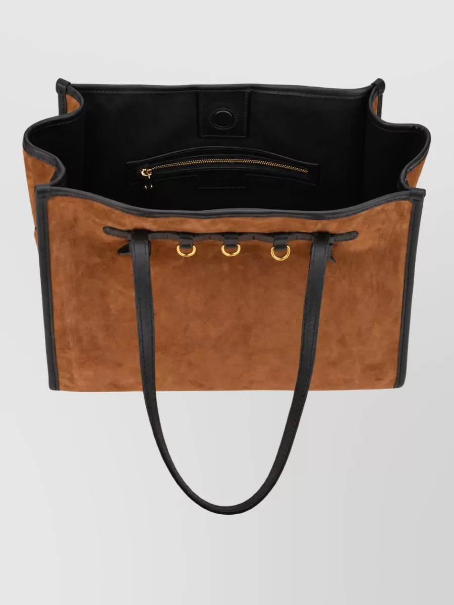 Gianni Chiarini Suede Leather Tote Bag