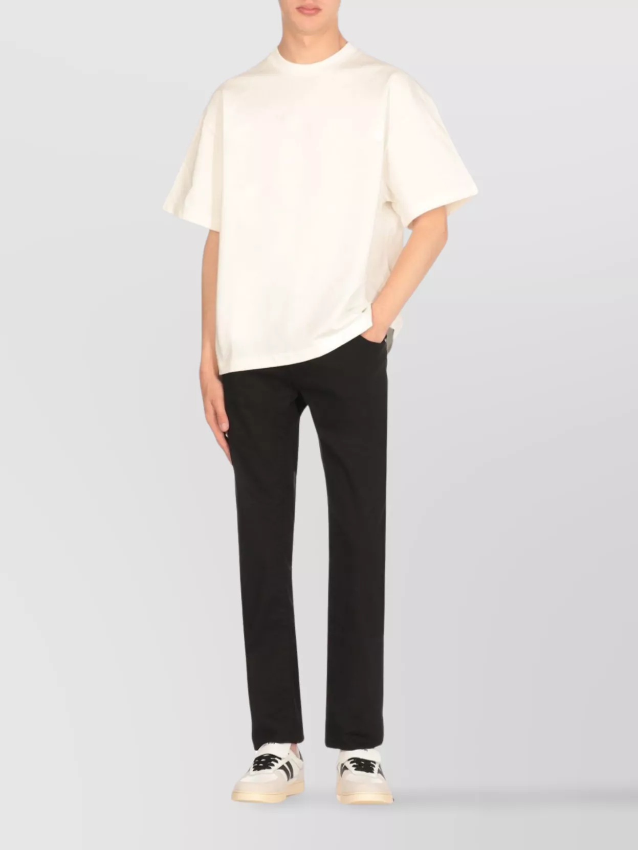 Jacob Cohen Straight Cotton Pants Belt Loops