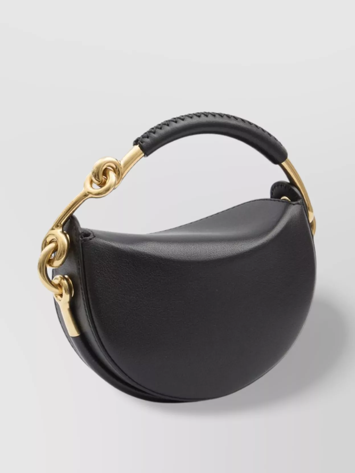 Burberry Leather Crescent Bag Chain Handle