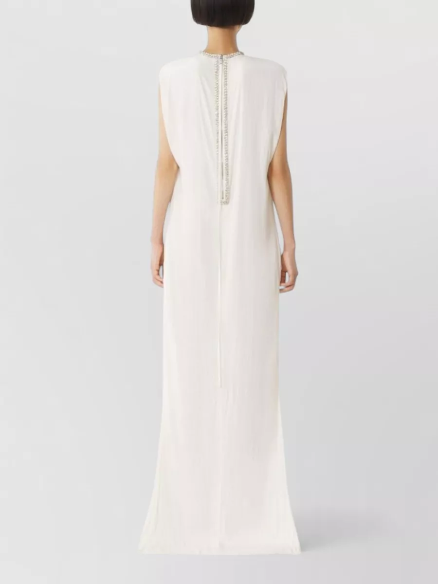 Lanvin Sleeveless Gathered Maxi Dress