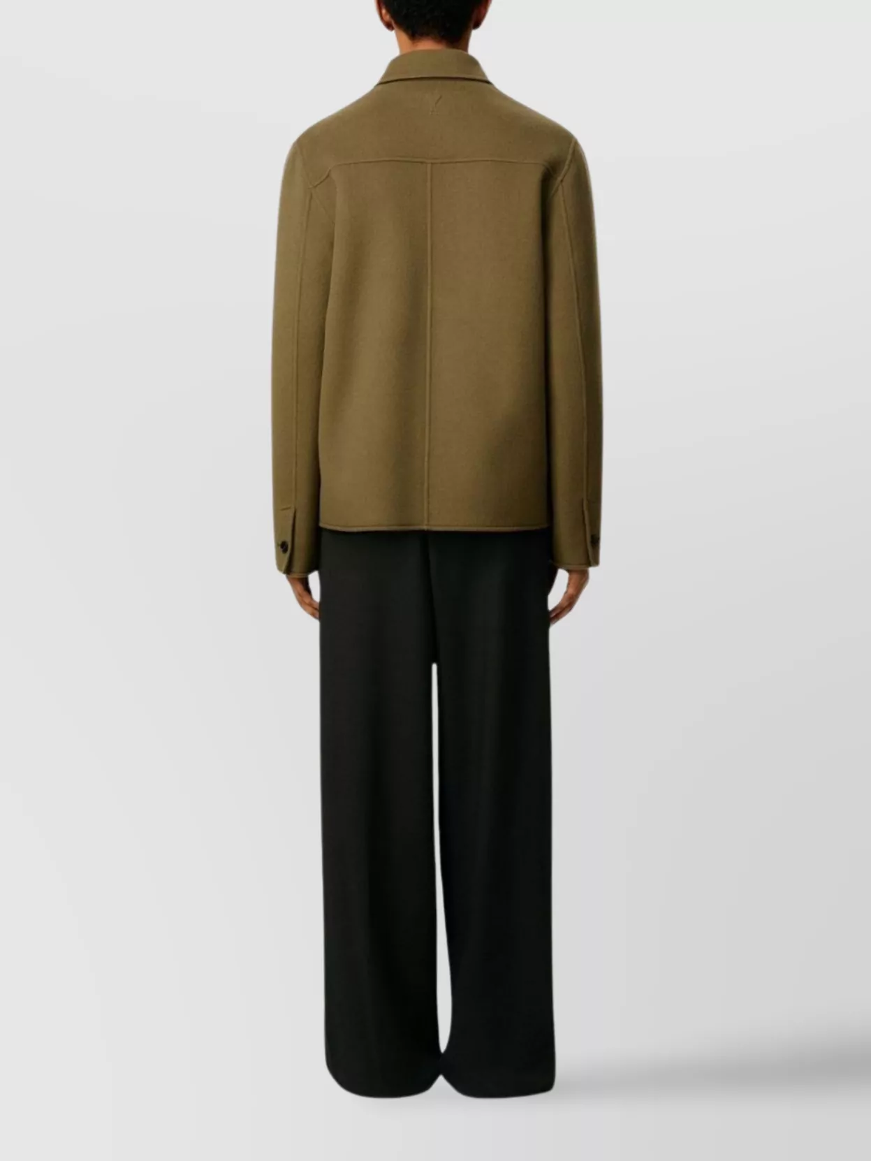 Ami Paris Tailored Jacket Embroidered Detail