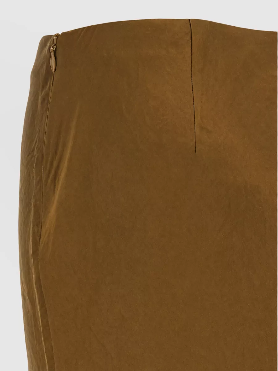 Vince Satin High-Rise Pencil Skirt