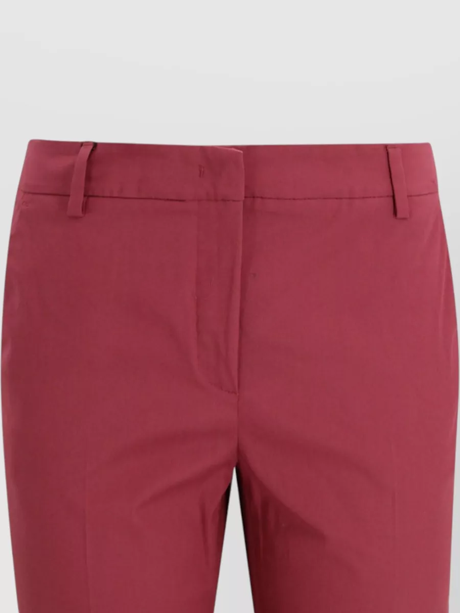 Weekend Max Mara Slim-Fit High-Rise Cropped Trousers