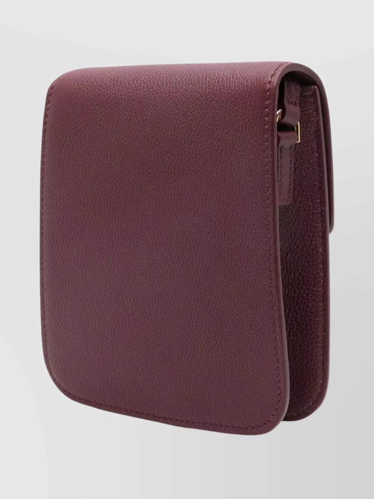 Tom Ford Mini Cross-body Bag Strap In Burgundy
