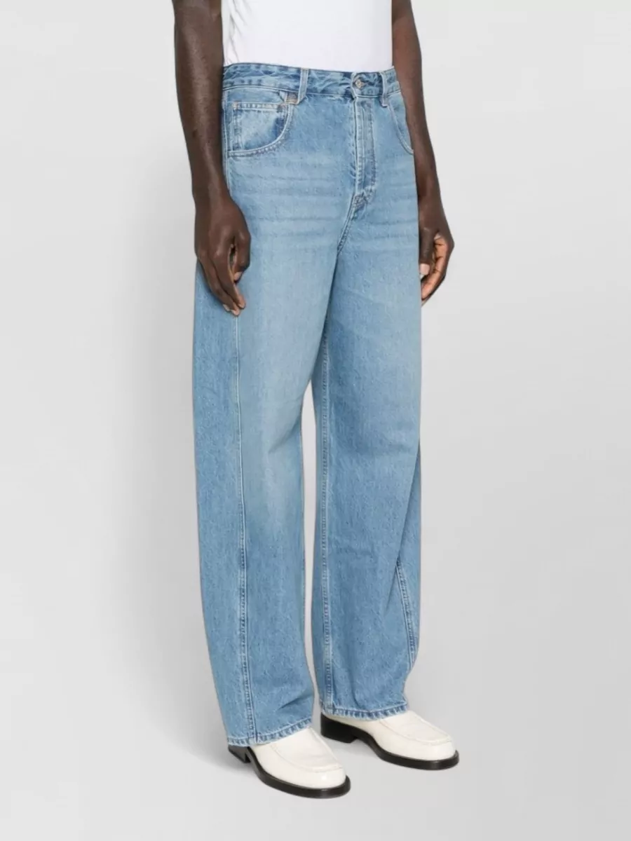 Jacquemus De Nimes Mirada Wide Leg Denim Trousers