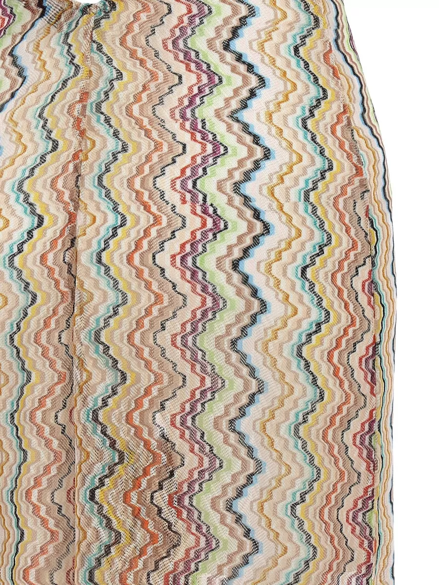 Missoni Zigzag Wide-Leg V-Neck Jumpsuit